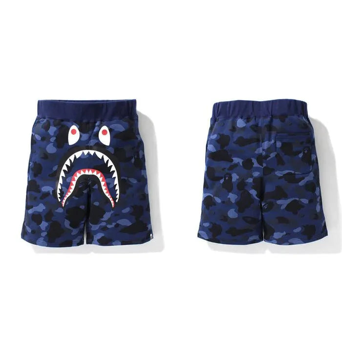 BAPE COLOR CAMO SHARK SWEAT SHORTS-Drip Store Argentina