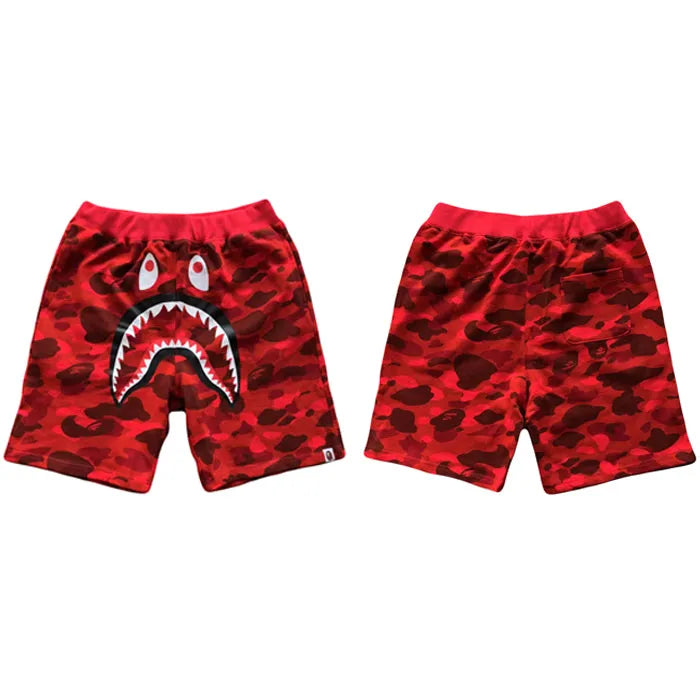 BAPE COLOR CAMO SHARK SWEAT SHORTS-Drip Store Argentina