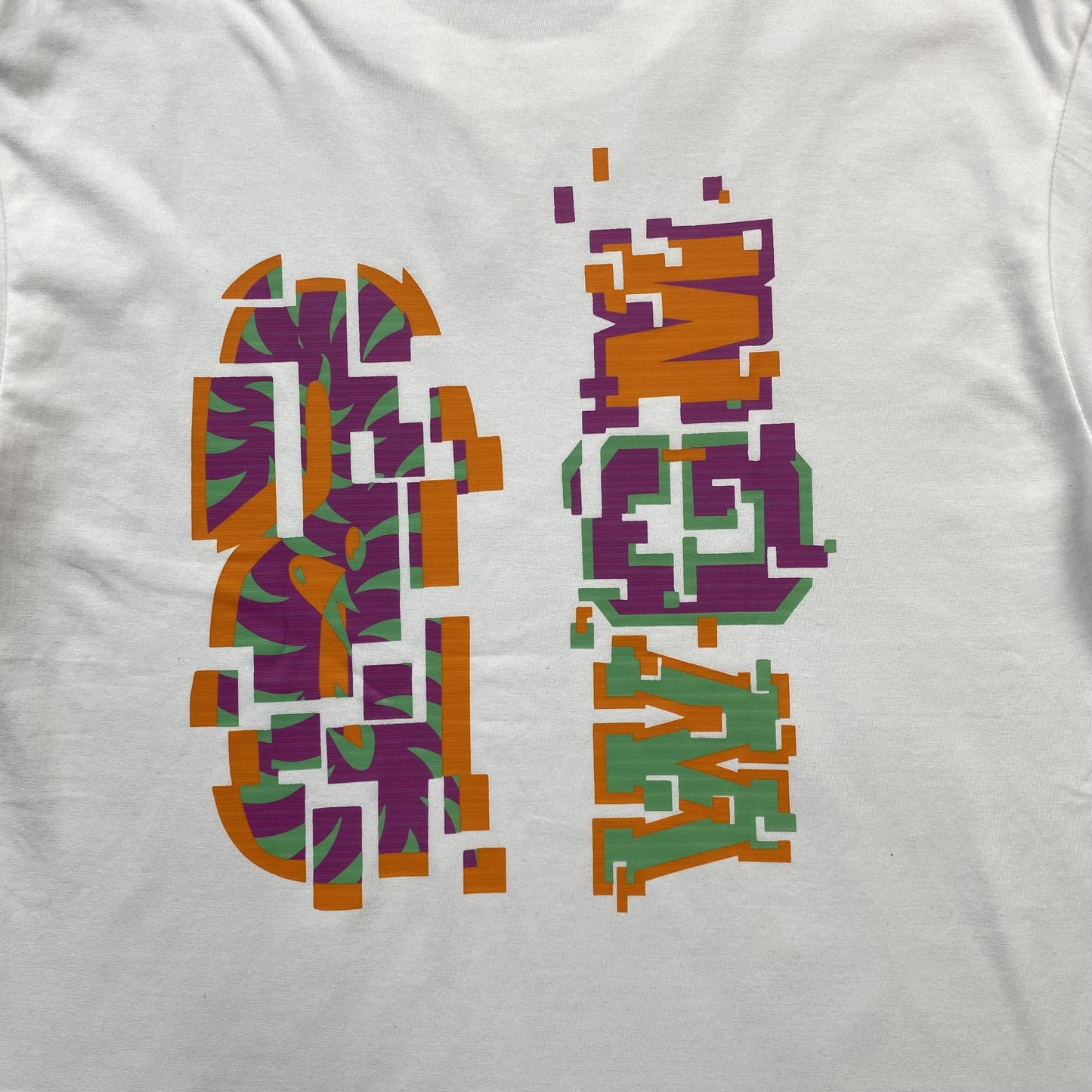 Bape Digital Shark Tee White-Drip Store Argentina