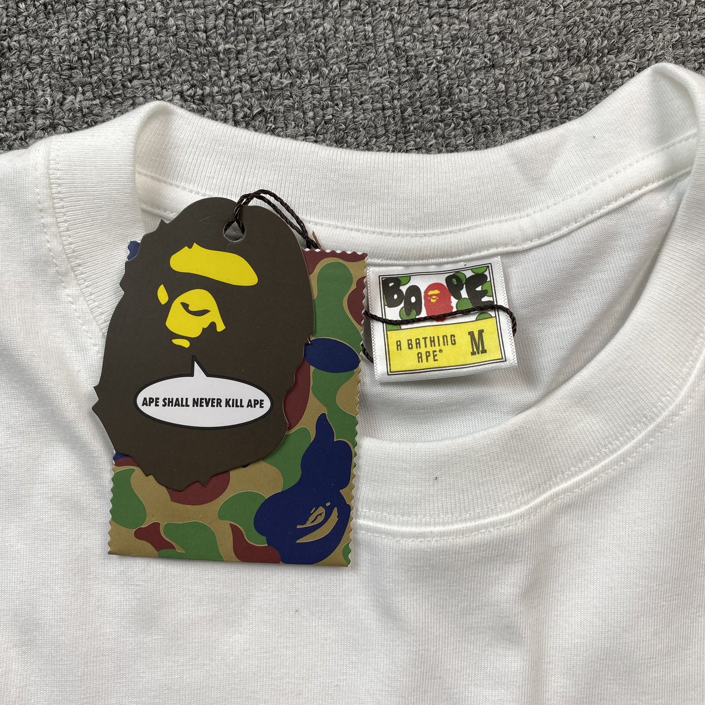 Bape Digital Shark Tee White-Drip Store Argentina