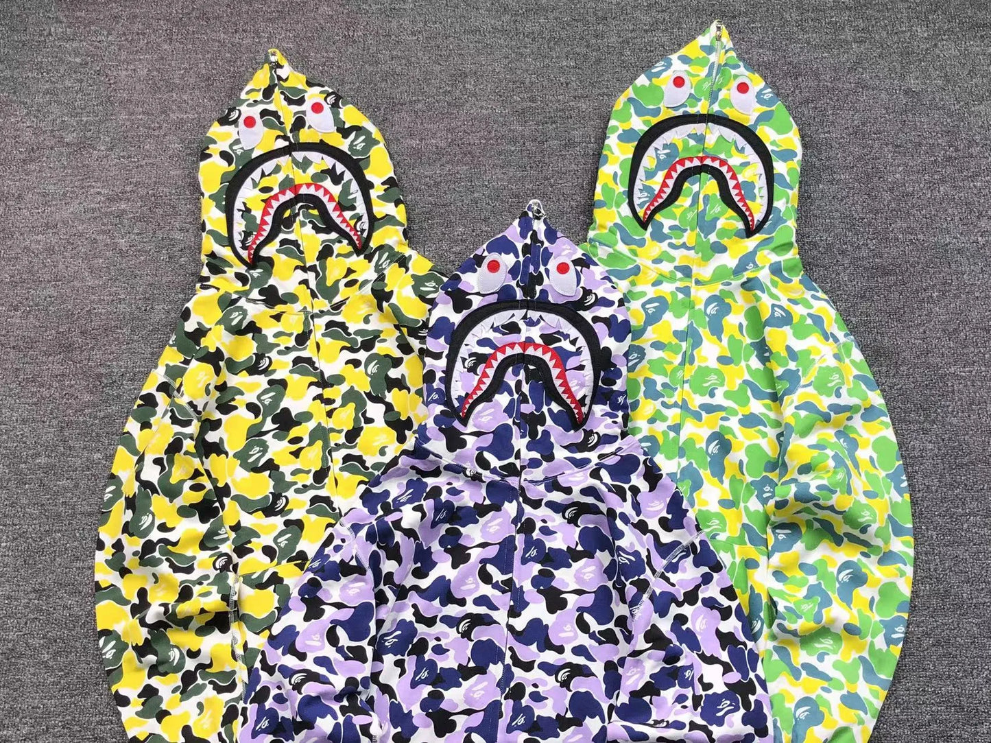BAPE SHARK SHIZUOKA LIMITED FULL ZIP HOODIE-Drip Store Argentina