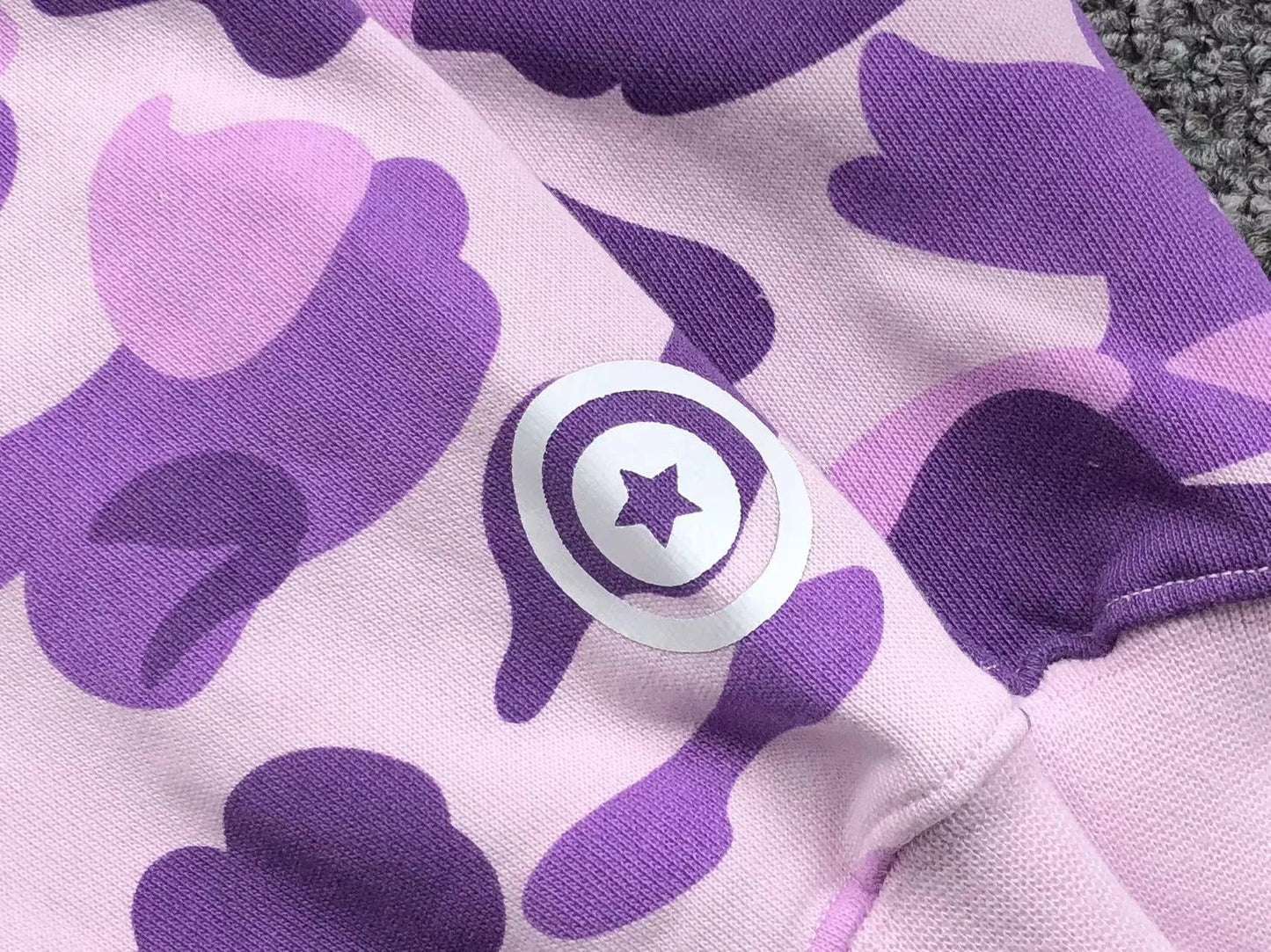 BAPE SHARK TAIPEI LIMITED FULL ZIP HOODIE PURPLE-Drip Store Argentina