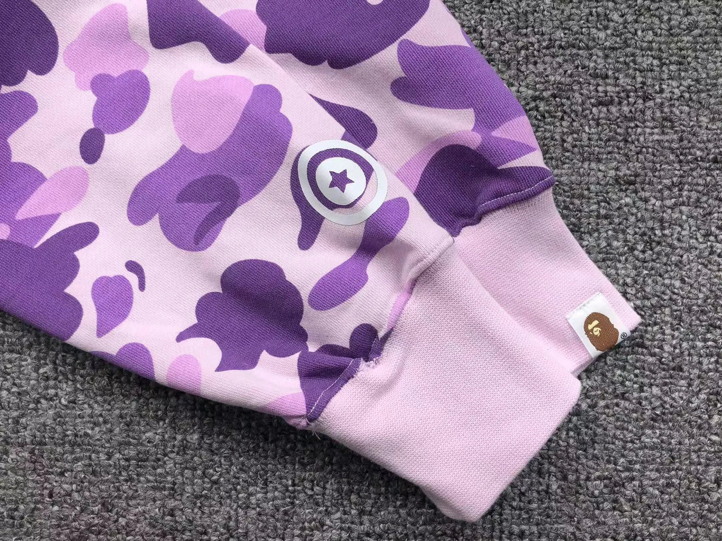 BAPE SHARK TAIPEI LIMITED FULL ZIP HOODIE PURPLE-Drip Store Argentina