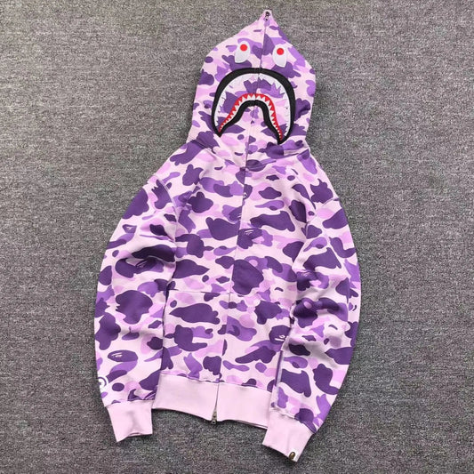 bape-shark-taipei-limited-full-zip-hoodie-purple-Drip Store Argentina