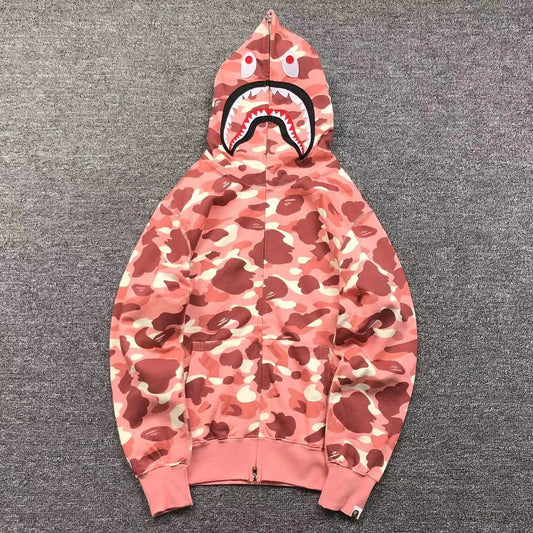 bape-x-barbie-dot-camo-shark-full-zip-hoodie-pink-Drip Store Argentina