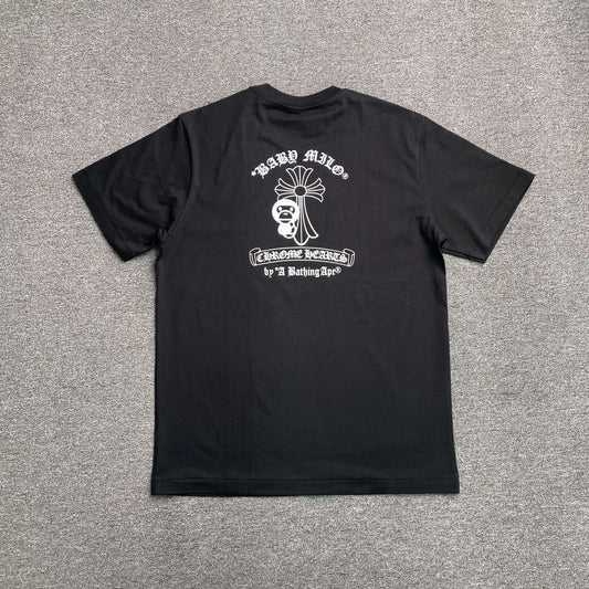 Bape x Chrome Hearts Tee Black