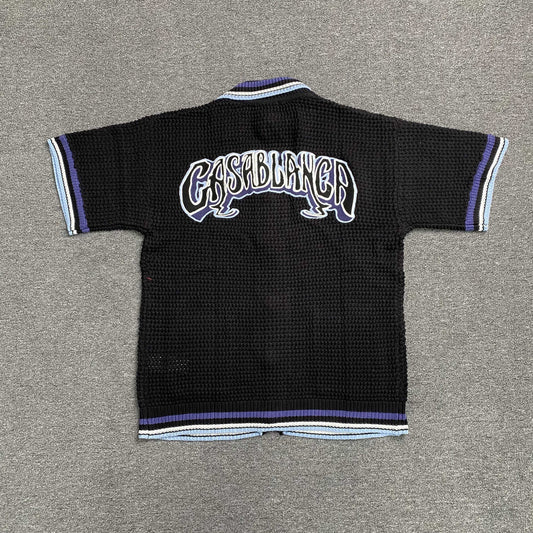 Casablanca Crochet Set Logo Black