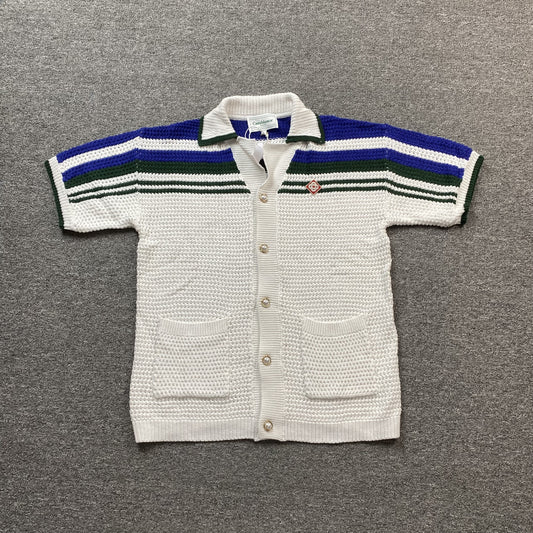 Casablanca Crochet Set White Blue