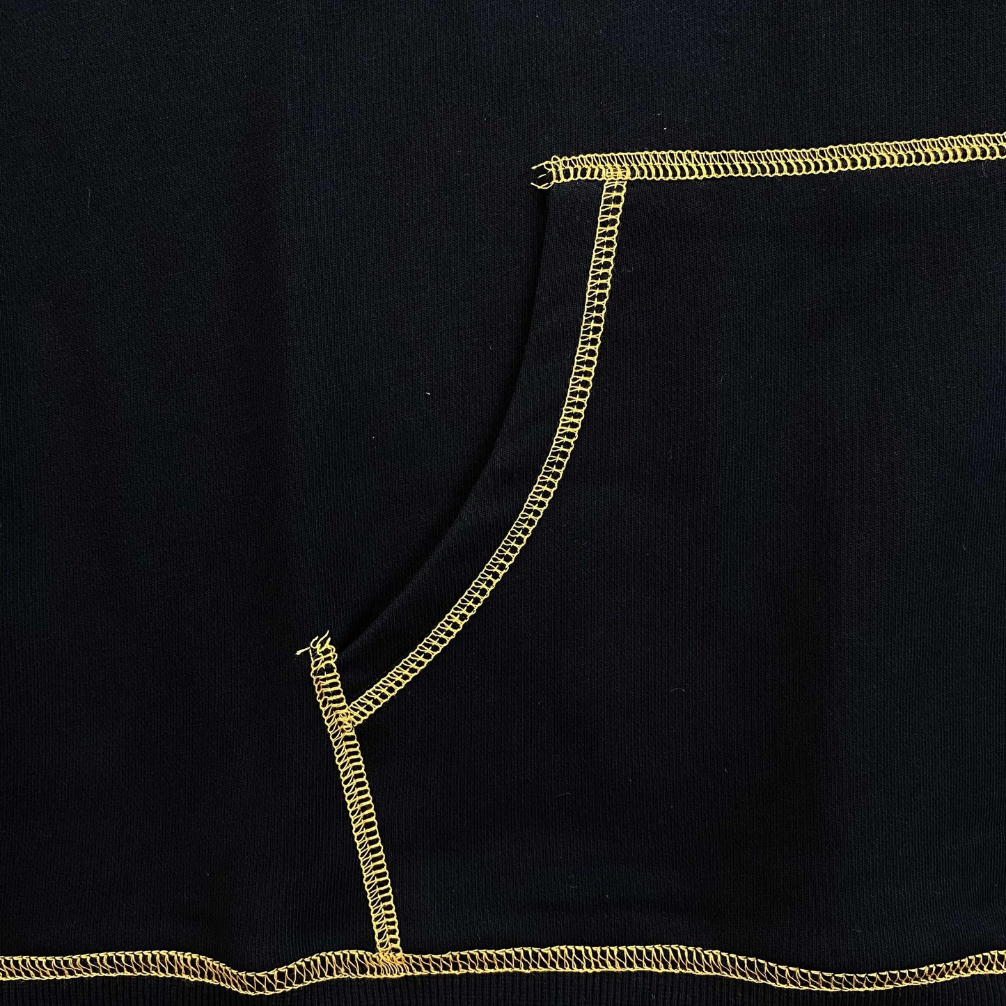 Corteiz Alcatraz Contrast Hoodie Black Yellow