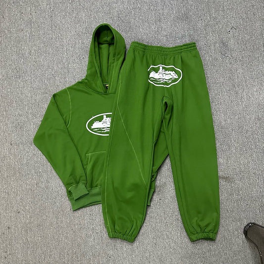 Corteiz Alcatraz Tracksuit Green