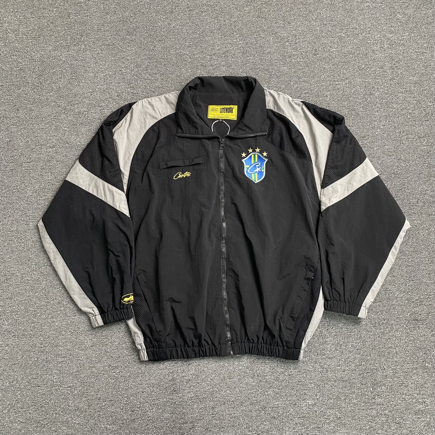 Corteiz Brasil Olympic Shuku Tracksuit Black