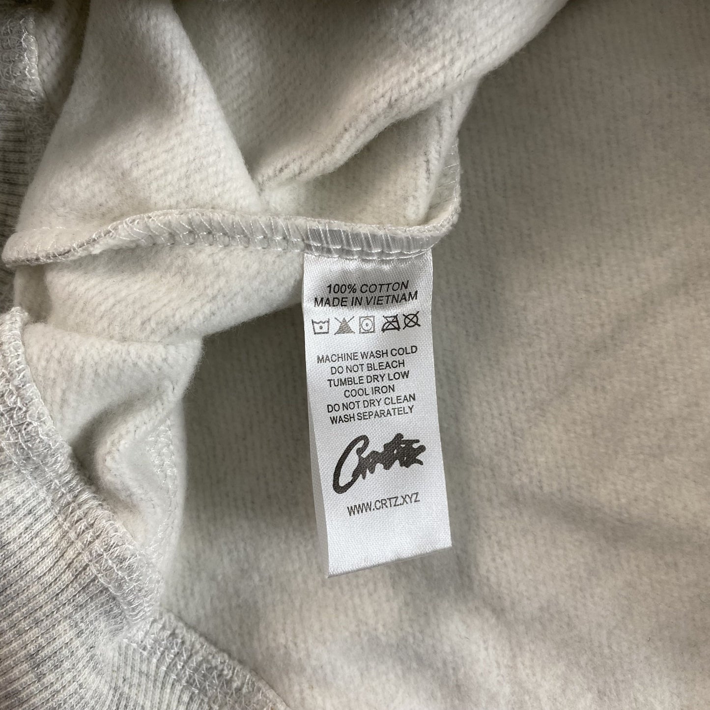 Corteiz Colly Arch Zip Hoodie Grey