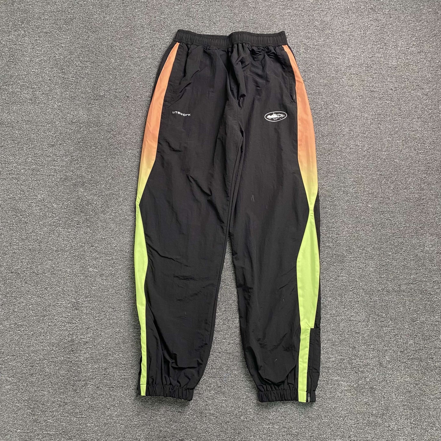 Corteiz Gradient Litework Pants Black