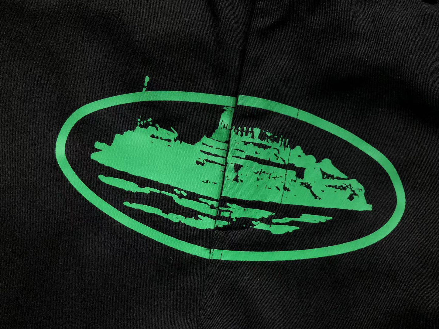 Corteiz Guerillaz Cargos Black/Green