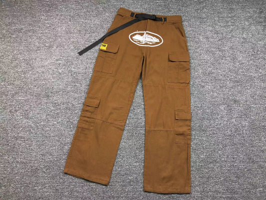 Corteiz Guerillaz Cargos Brown