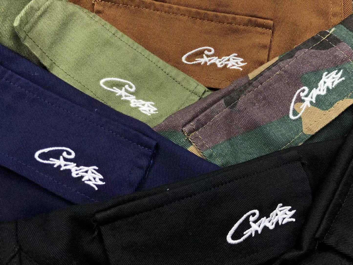 Corteiz Guerillaz Cargos Green