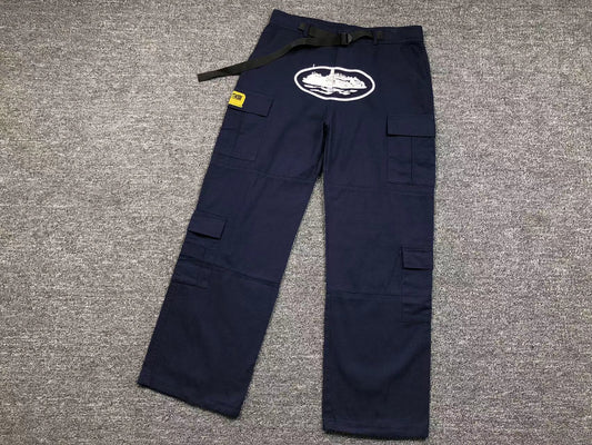 Corteiz Guerillaz Cargos Navy