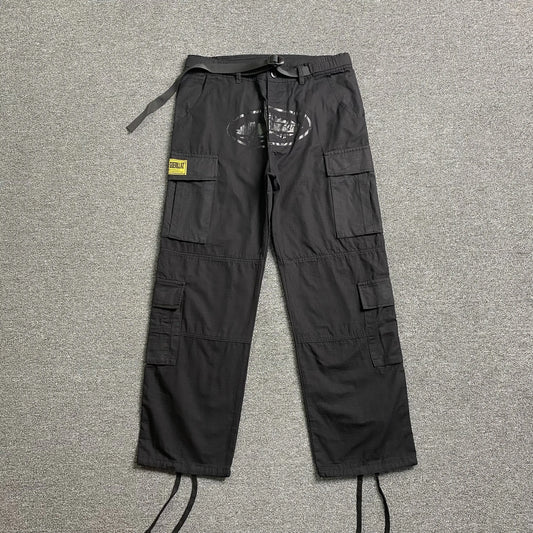 corteiz-guerillaz-cargos-triple-black-Drip Store Argentina