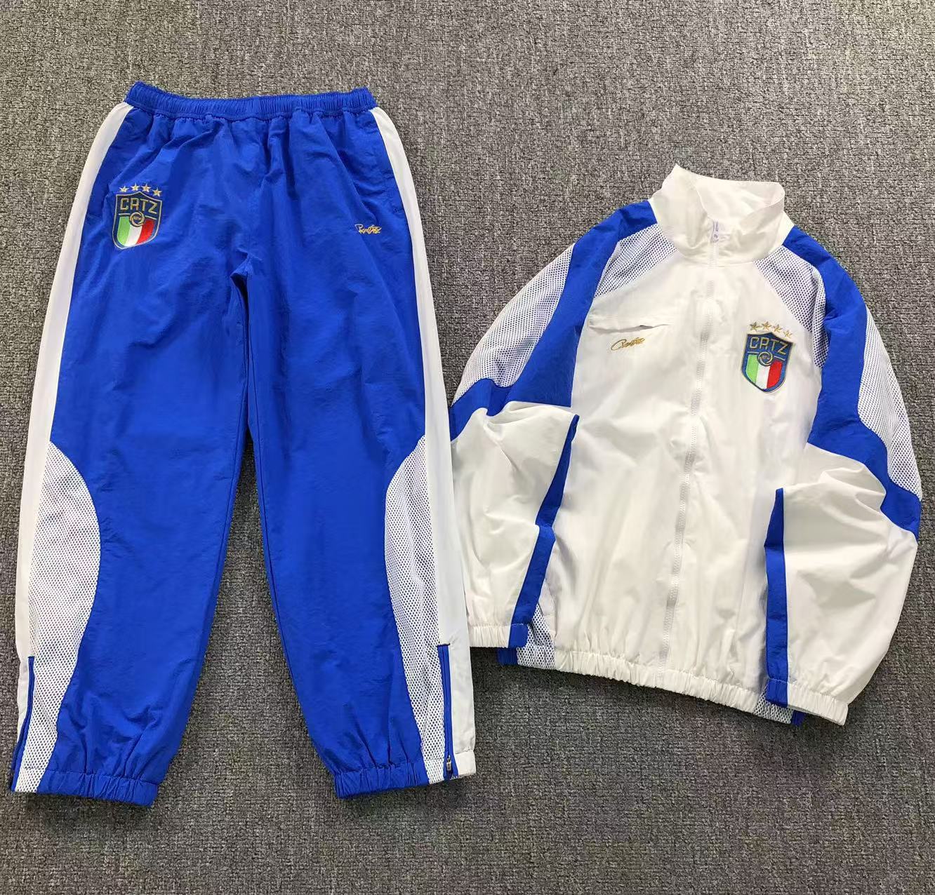 Corteiz Italia Shuku Tracksuit Blue