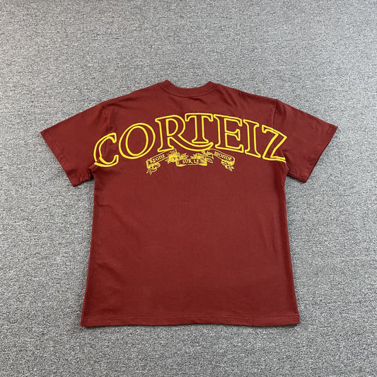 Corteiz Royale Tee Burgundy