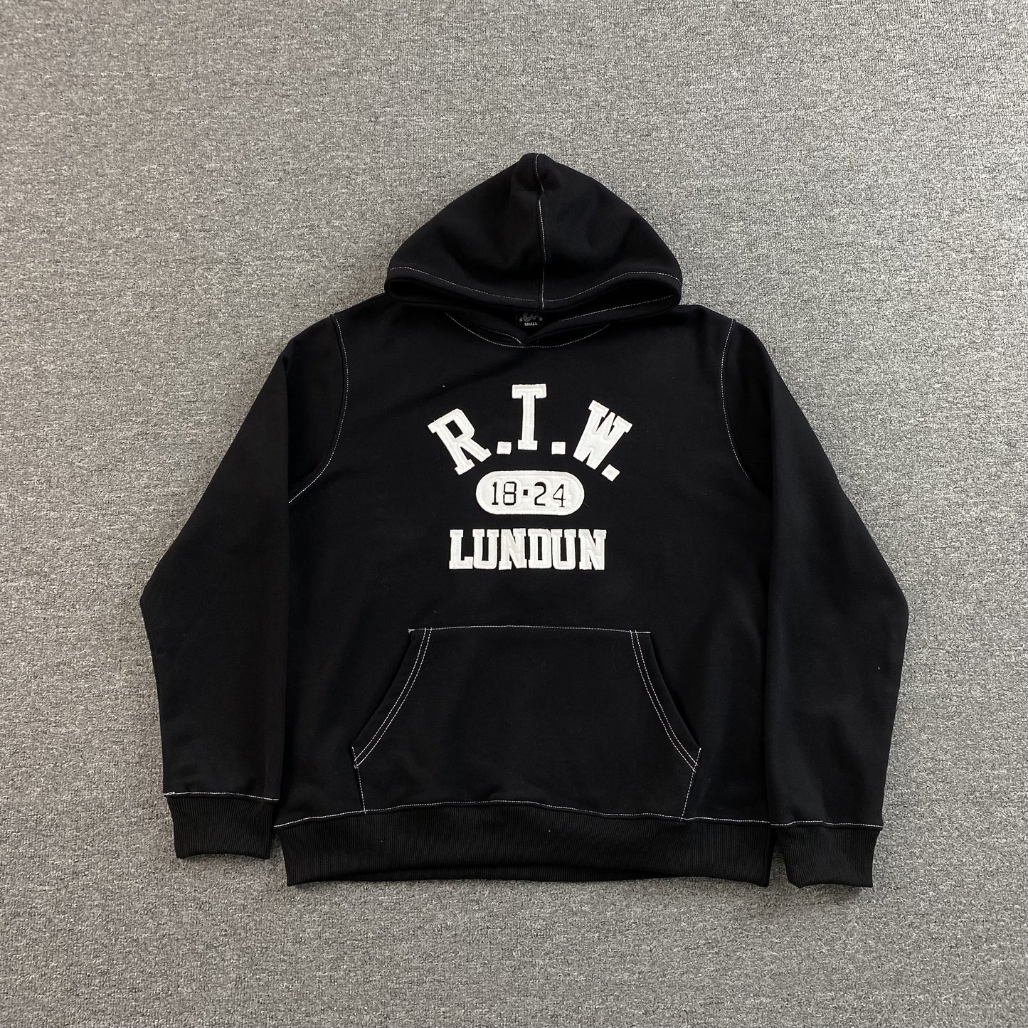Corteiz RTW College Hoodie Black