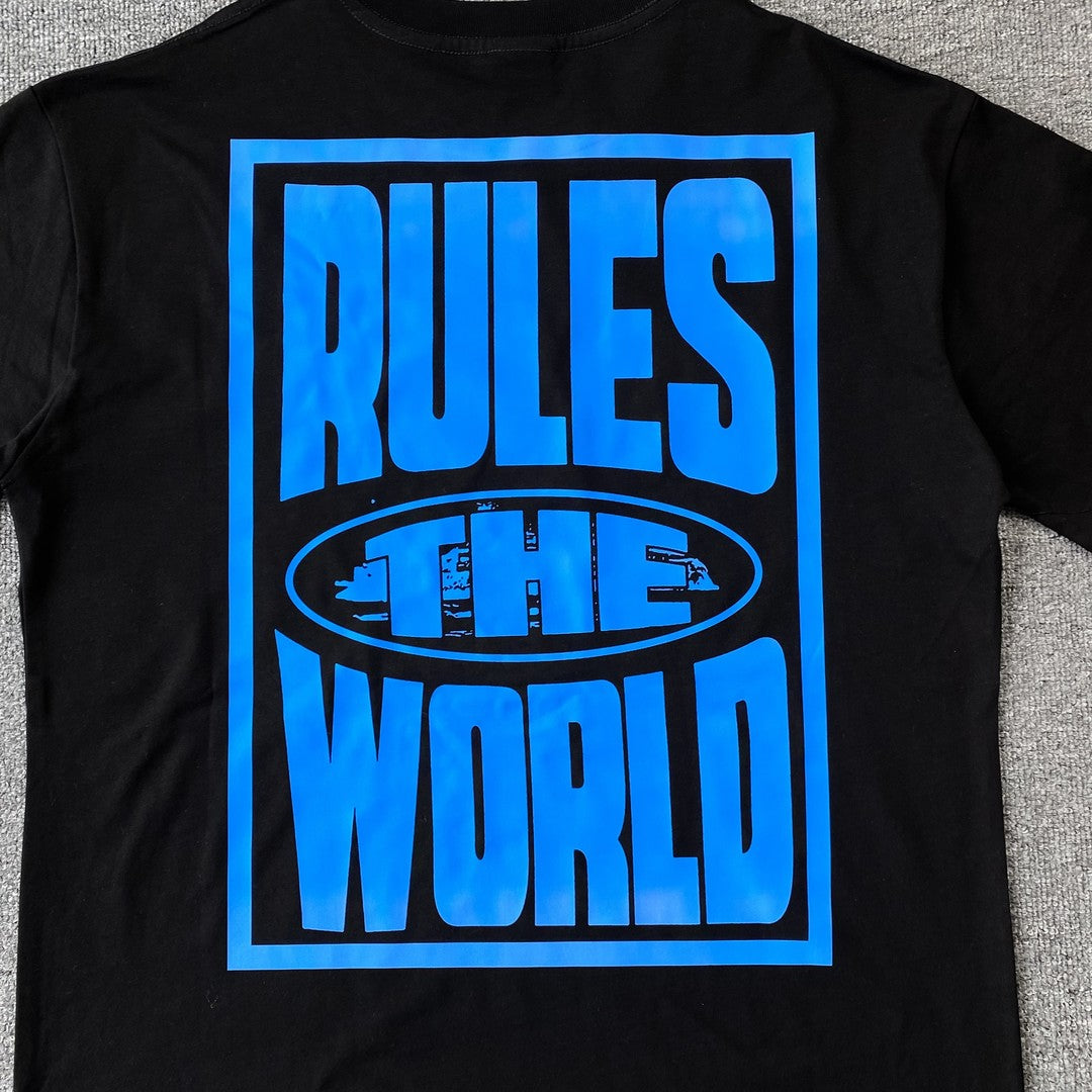 CORTEIZ RULES THE WORLD TEE BLACK-Drip Store Argentina