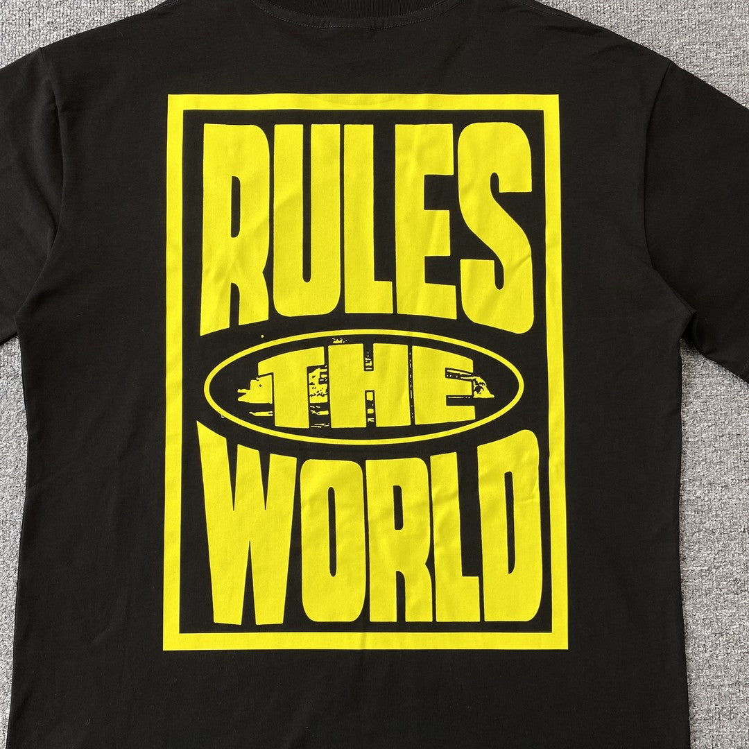 CORTEIZ RULES THE WORLD TEE BLACK-Drip Store Argentina