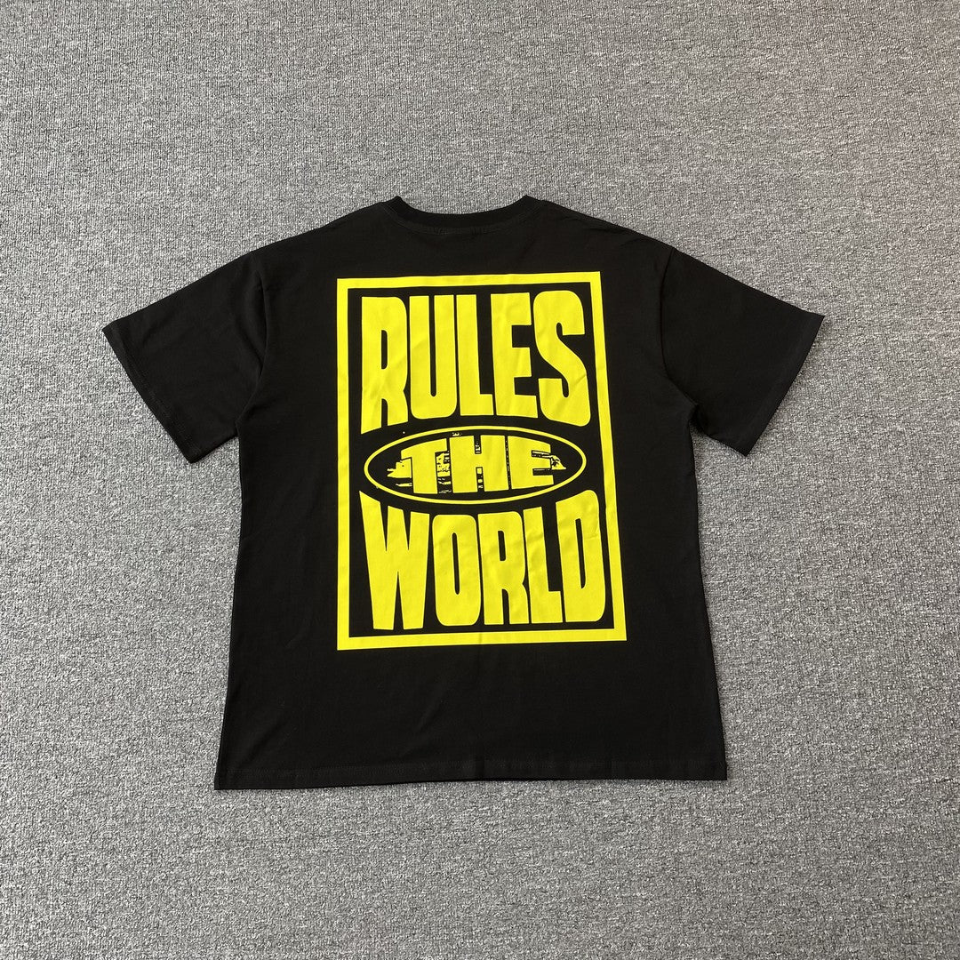 CORTEIZ RULES THE WORLD TEE BLACK-Drip Store Argentina