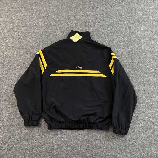 Corteiz Sriped Litework Jacket Black