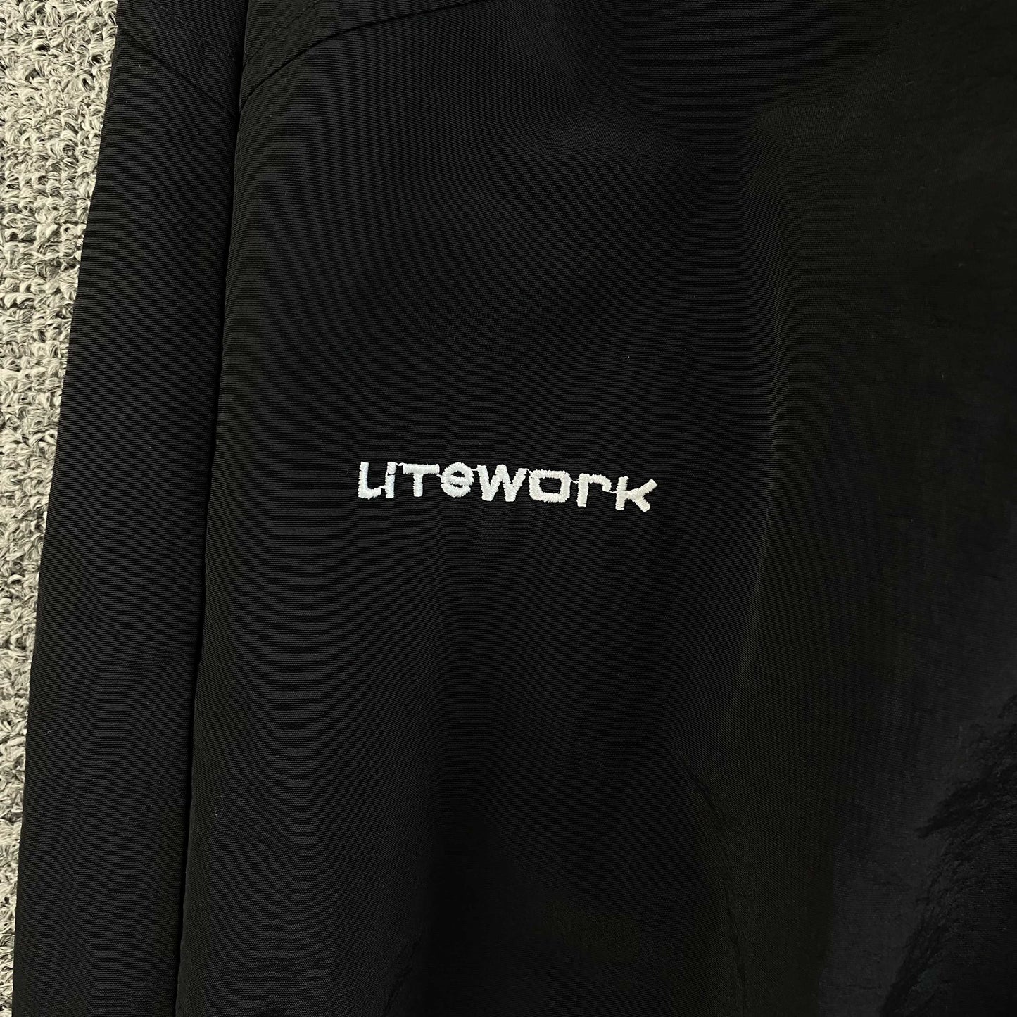 Corteiz Sriped Litework Pants Black