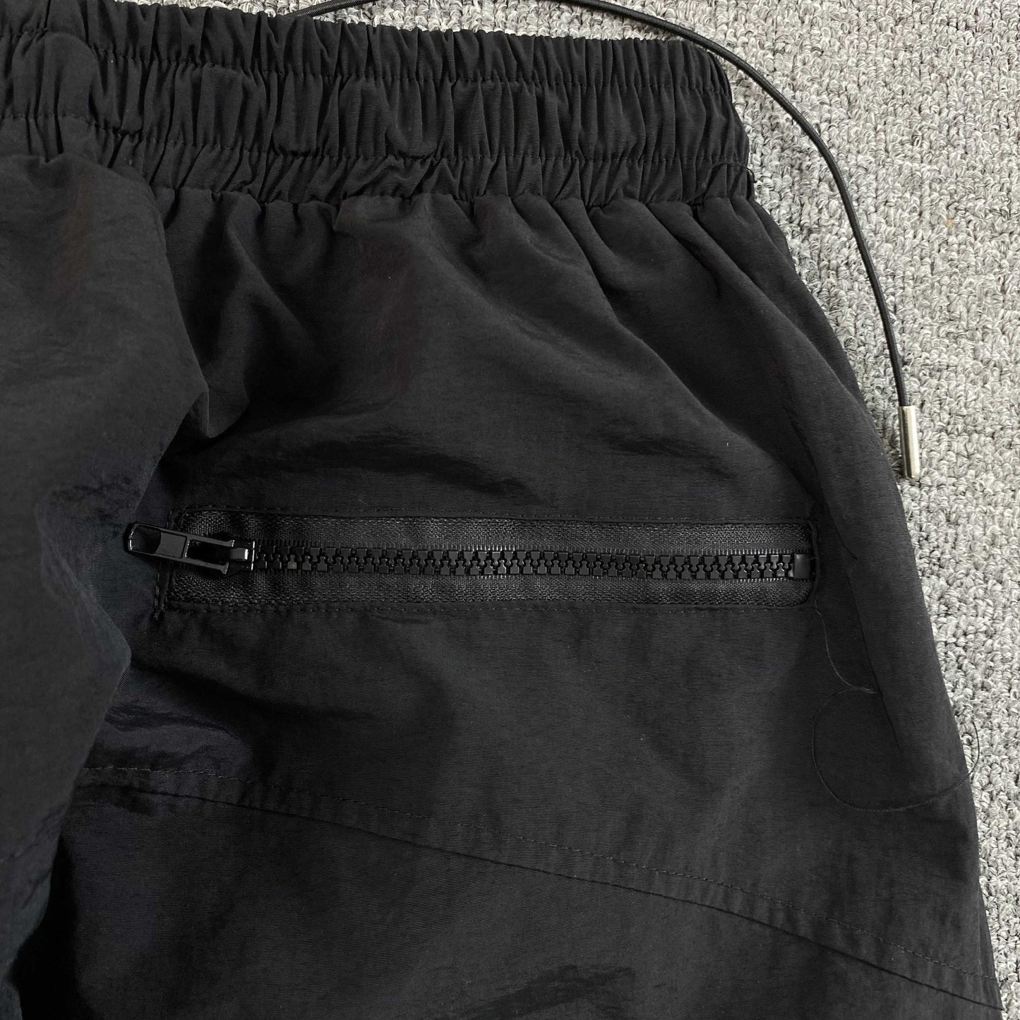 Corteiz Sriped Litework Pants Black
