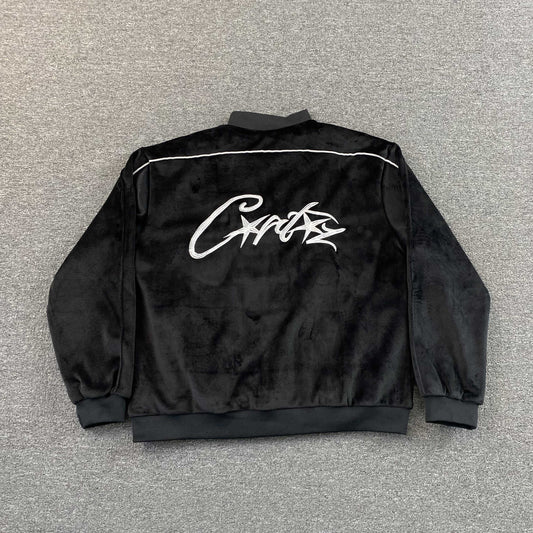 Corteiz VVS Velour Jacket Black