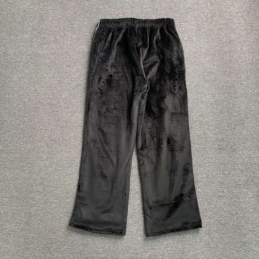 Corteiz VVS Velour Pant Black