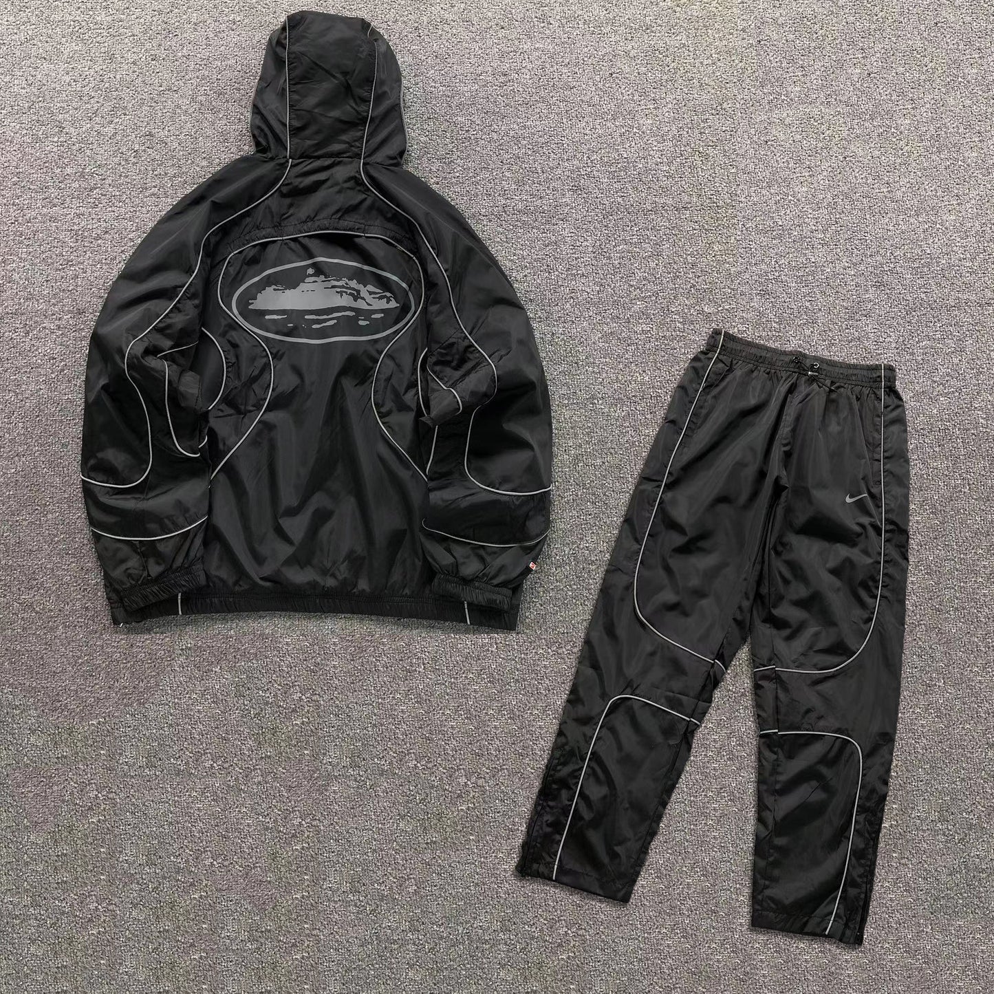 Corteiz x Nike NRG Onyx Tracksuit Black
