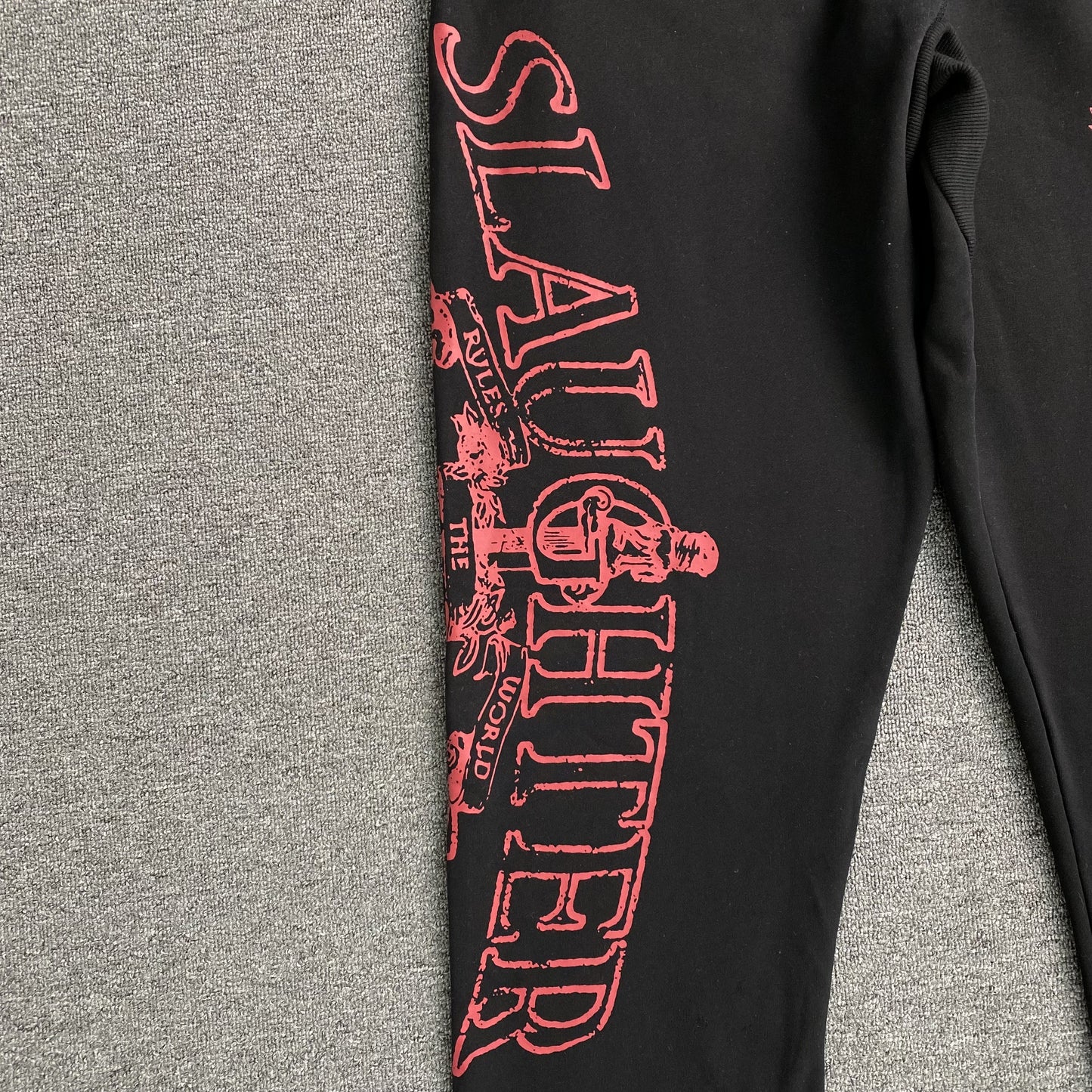 Corteiz x Slaughter Gang 21 Savage Sweatpant Black