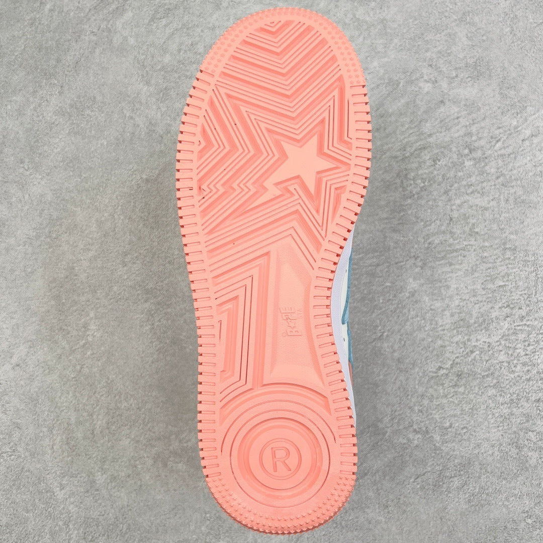 A Bathing Ape Bape Sta Low Pastel Pink