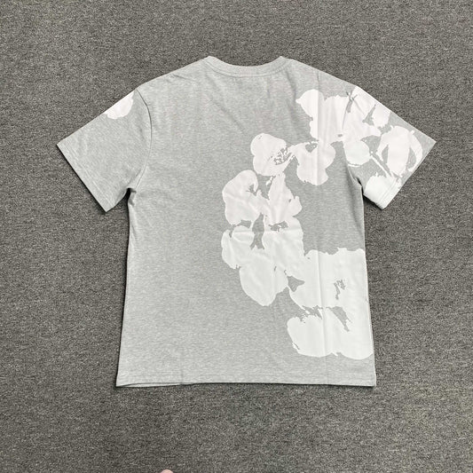 Denim Tears Big Cotton Wreath Tee Grey