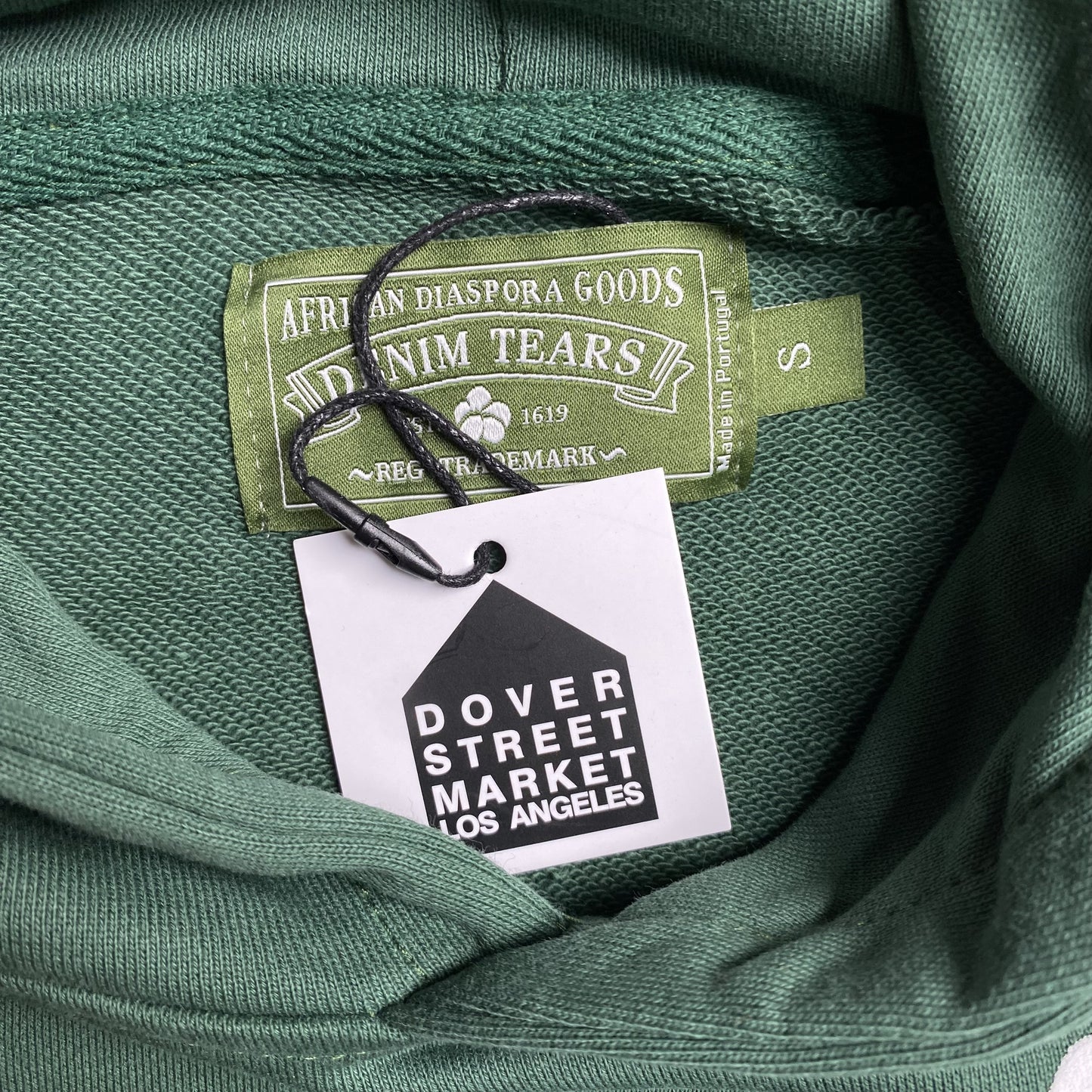 DENIM TEARS THE COTTON WREATH HOODIE GREEN-Drip Store Argentina