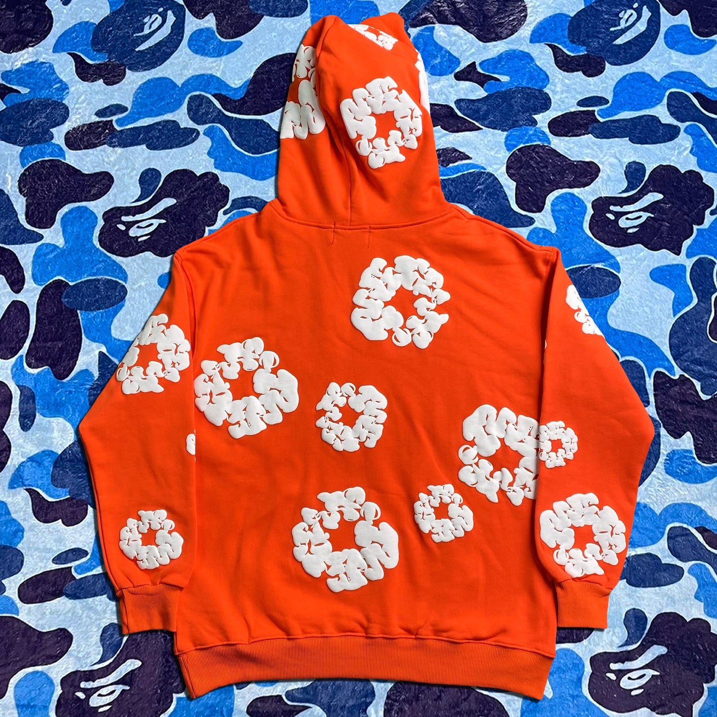 DENIM TEARS THE COTTON WREATH HOODIE ORANGE-Drip Store Argentina