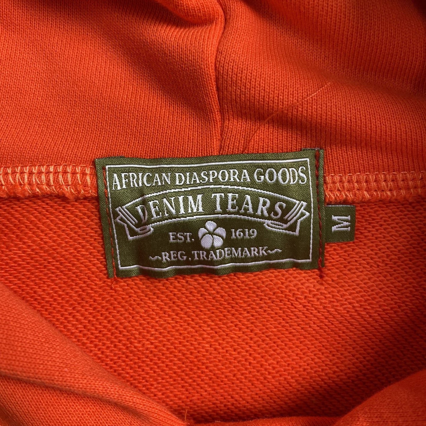 DENIM TEARS THE COTTON WREATH HOODIE ORANGE-Drip Store Argentina