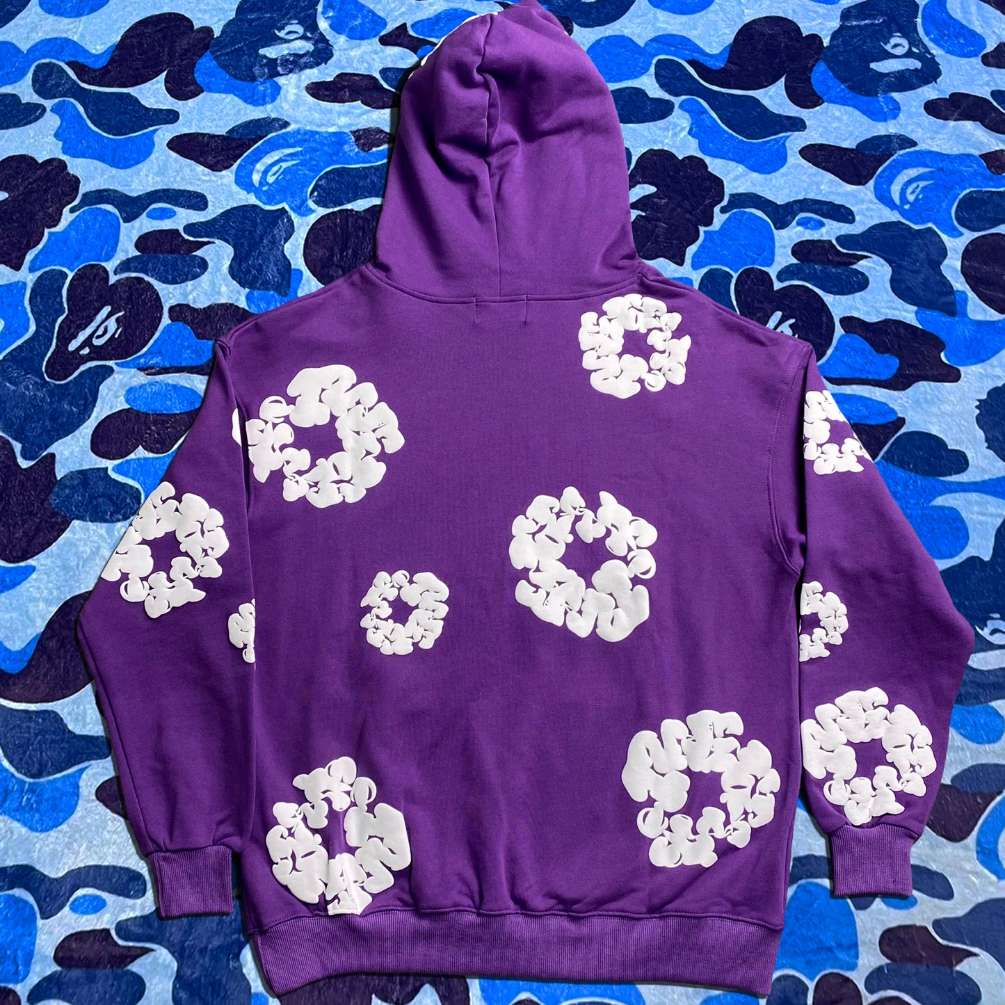 DENIM TEARS THE COTTON WREATH HOODIE PURPLE-Drip Store Argentina