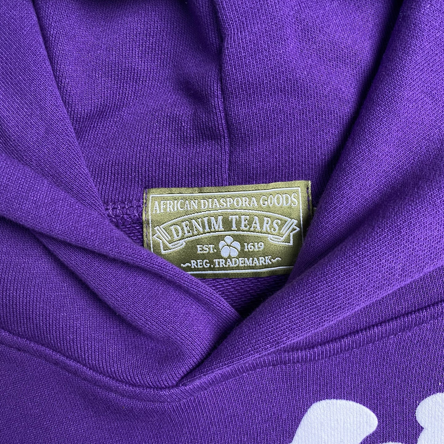 DENIM TEARS THE COTTON WREATH HOODIE PURPLE-Drip Store Argentina