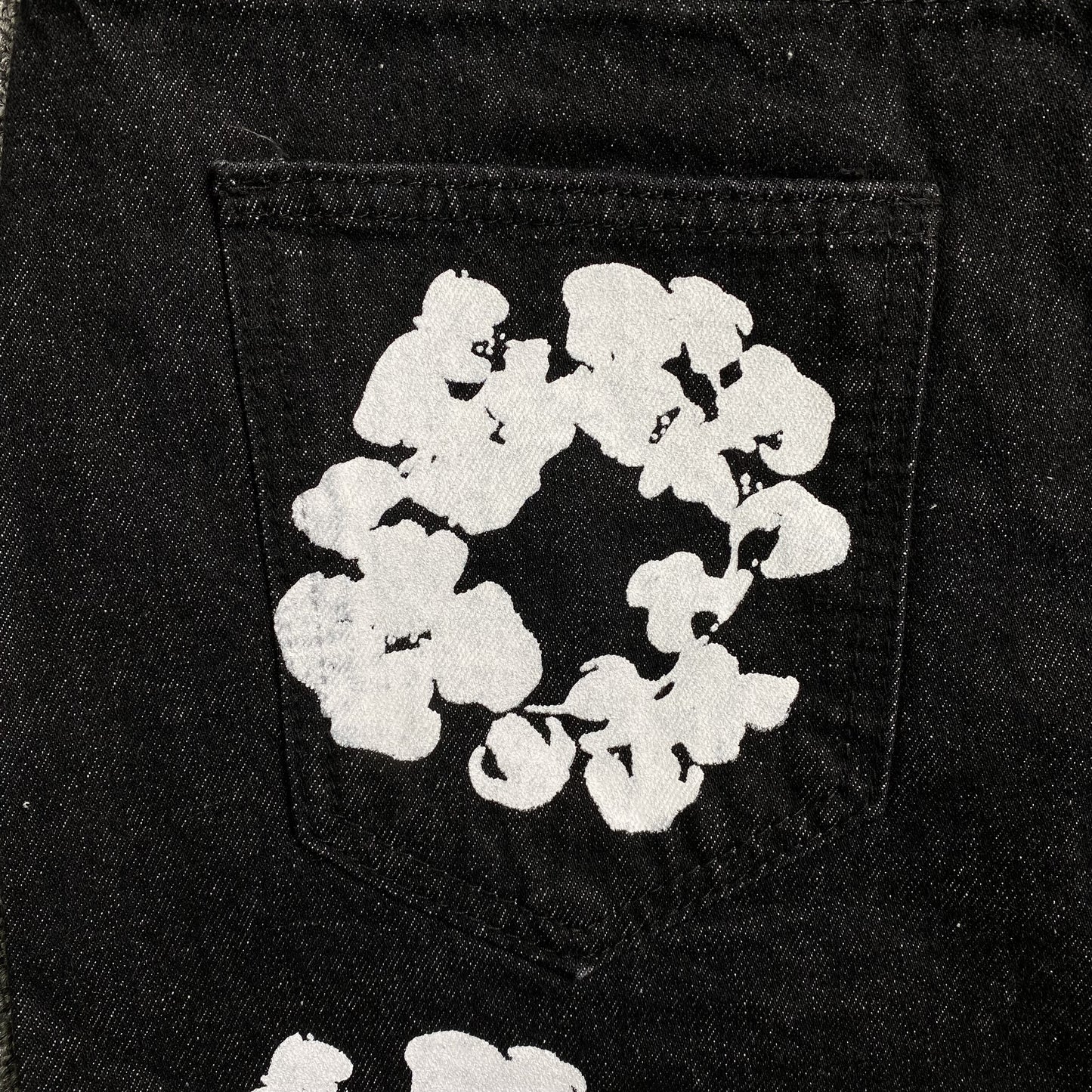 Denim Tears The Cotton Wreath Jean Short Black-Drip Store Argentina