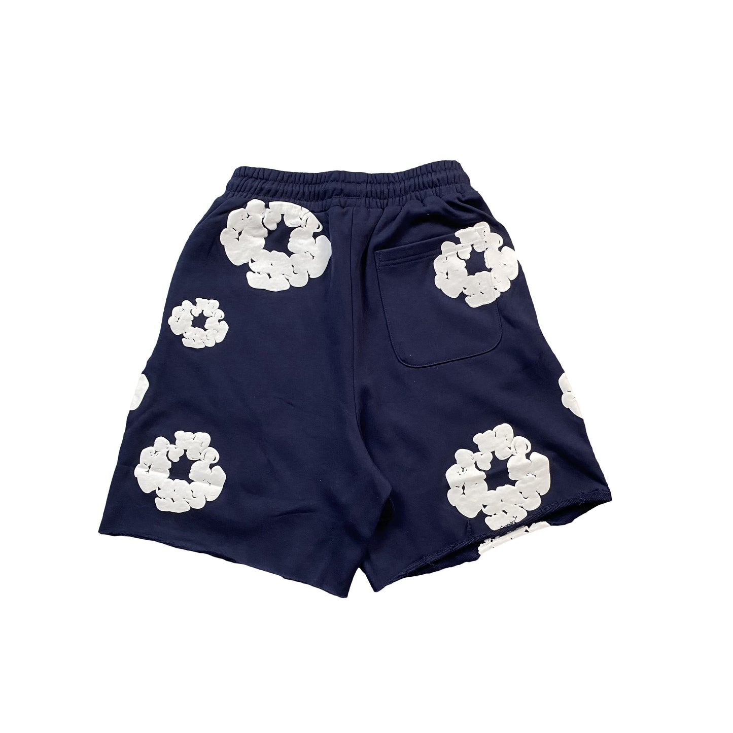DENIM TEARS THE COTTON WREATH SHORTS NAVY-Drip Store Argentina