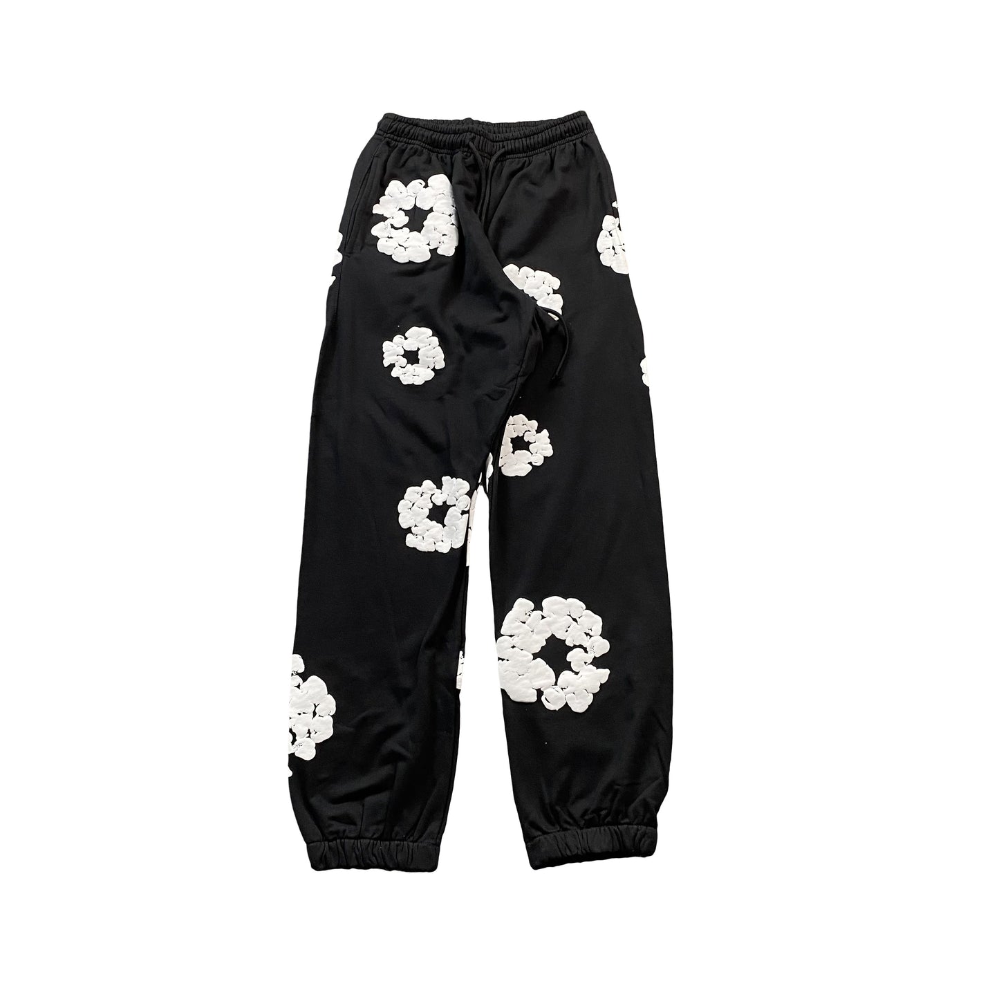 DENIM TEARS THE COTTON WREATH SWEATPANTS BLACK-Drip Store Argentina
