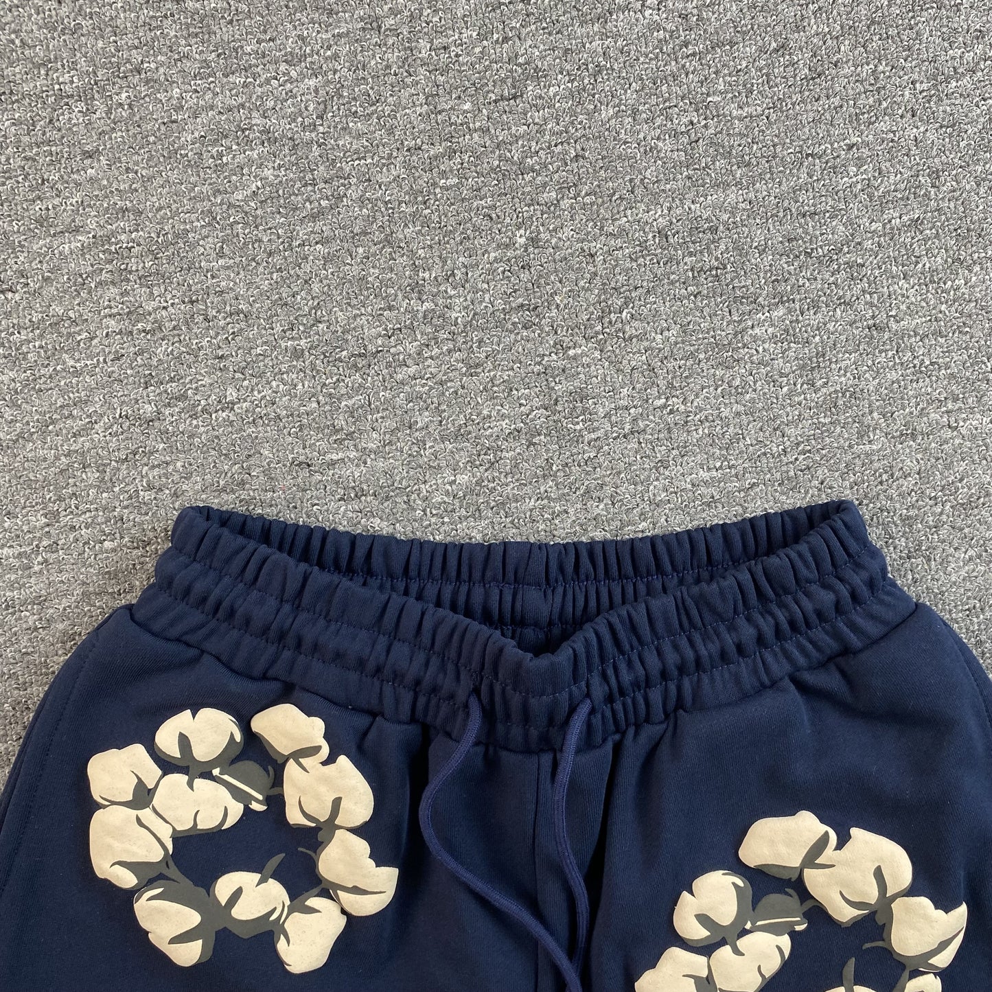 DENIM TEARS X CPFM CACTUS TEARS WREATH SHORTS NAVY-Drip Store Argentina