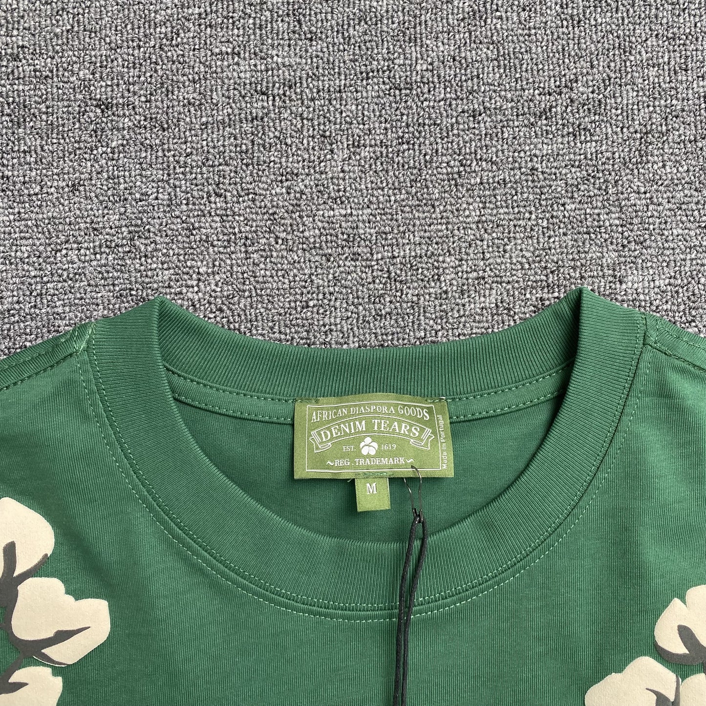 DENIM TEARS X CPFM CACTUS TEARS WREATH TEE GREEN-Drip Store Argentina