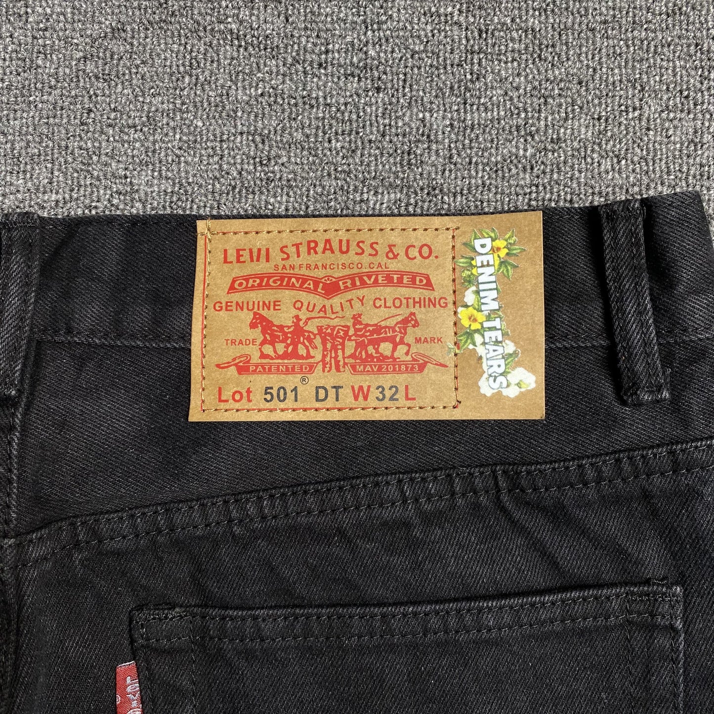 DENIM TEARS X LEVI'S JEANS BLACK-Drip Store Argentina