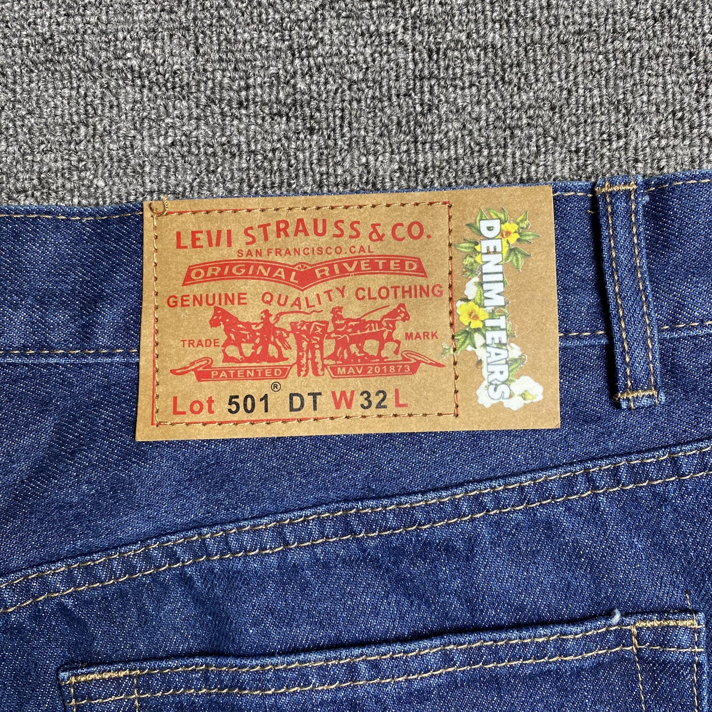 DENIM TEARS X LEVI'S JEANS INDIGO-Drip Store Argentina