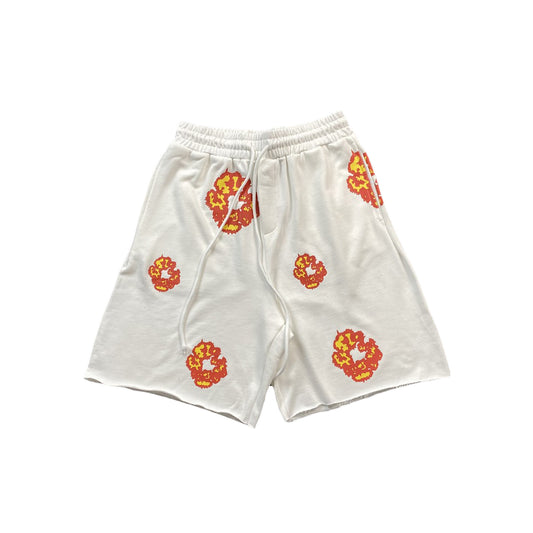 denim-tears-x-offset-wreath-shorts-white-Drip Store Argentina